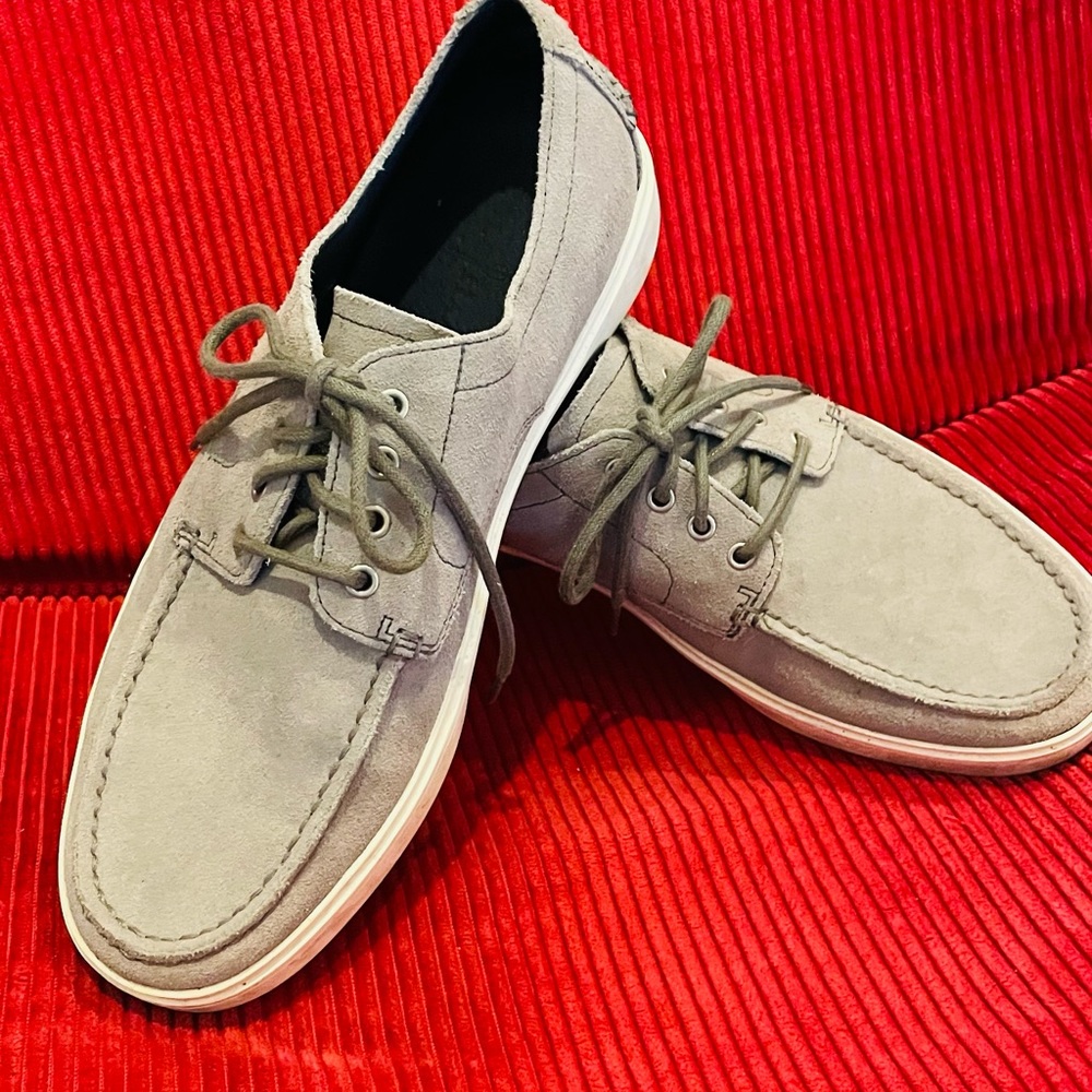 Men’s Cole Haan Grey Oxford suede shoes